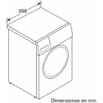 Lavadora de Carga Frontal 8 kg 1200 rpm WM12N264ES Siemens - Imagen 2