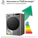 Lavadora Carga Frontal LG 9 kg 1400 rpm F4WR7009AGS - Imagen 3