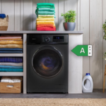 Lavadora de Carga Frontal 9 kg 9500 Steel Cecotec - Imagen 2