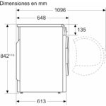 Secadora Bosch 8 kg Condensación WPG23100ES - Imagen 2