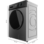 Lavadora de Carga Frontal 7410 Steel Cecotec - Imagen 2