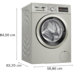 Lavadora de Carga Frontal Bosch WUU28T8XES 8 kg Acero Inoxidable 1400 rpm - Imagen 4