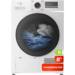 EVVO Secadora 8 kg Condensación 16 Programas S8C