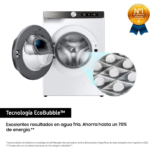Lavadora de Carga Frontal Samsung WW90T684DLE/S3 9 kg - Imagen 4