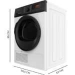 Secadora Cecotec Bolero DressCode 8 kg Condensación 8200C B - Imagen 3