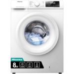 Lavadora de carga frontal 8 kg 1400 rpm WFQP801419VM Hisense