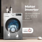 Lavadora Carga Frontal EVVO 8 kg 1400 rpm - Imagen 3