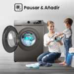 Lavadora Carga Frontal Inox 8 kg 1400 rpm WFQP8014EVMT Hisense - Imagen 2