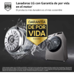 lavadora de carga frontal LG F1P1CY2T 17 kg 1100 rpm - Imagen 5