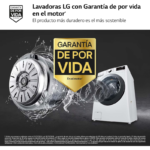 Lavadora de carga frontal 17 kg 1100 rpm F1P1CY2W LG - Imagen 4