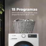 Lavadora Carga Frontal EVVO 8 kg 1400 rpm - Imagen 4