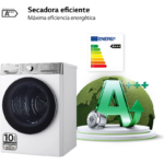 Secadora LG 10 kg Bomba de Calor RH10V9AV2WR A+++ - Imagen 3