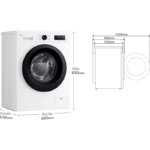 Lavadora de carga frontal LG F4WR7013AGW 13 kg 1400 rpm - Imagen 3