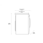 Lavadora de Carga Frontal Samsung 8 kg 1400 rpm WW80CGC04DAEEU - Imagen 3